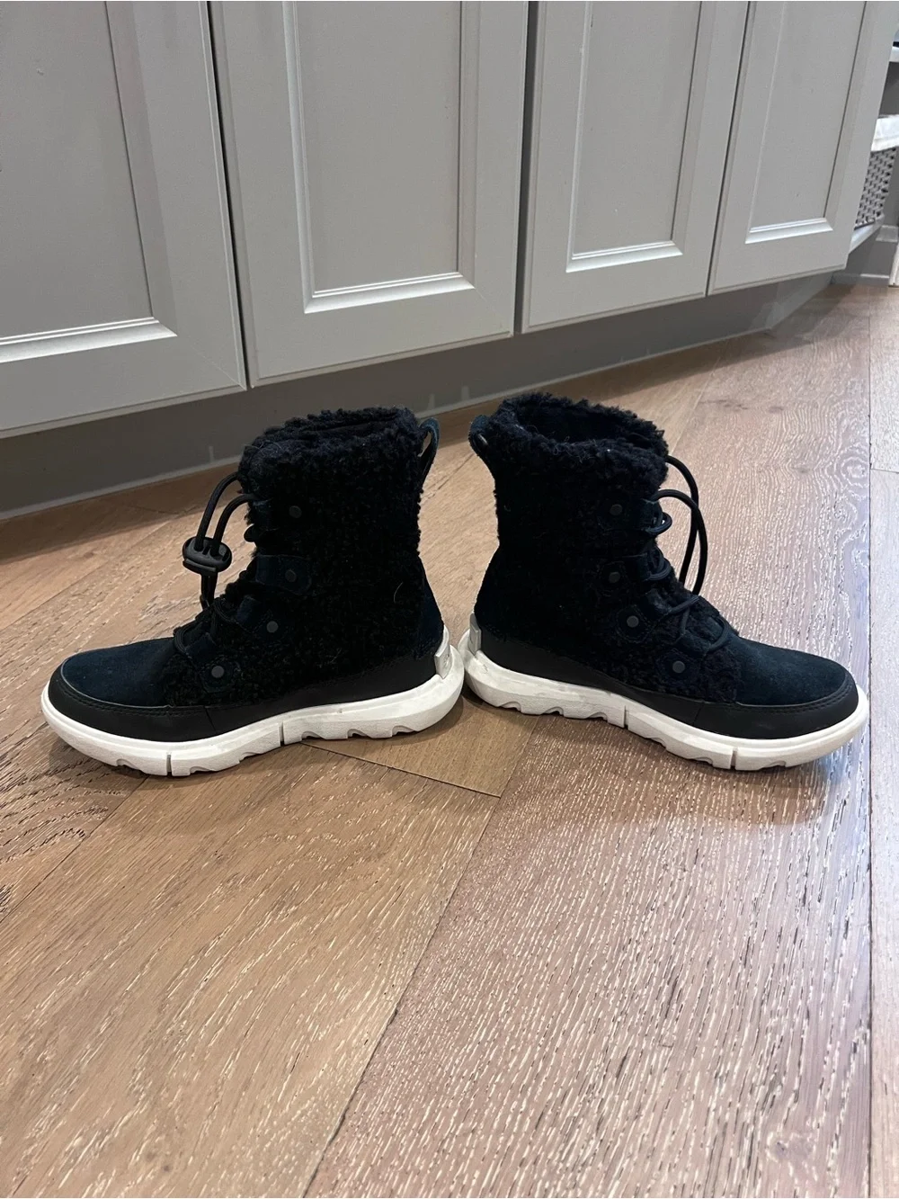 Sorel Black Faux-Fur Lined Bootie